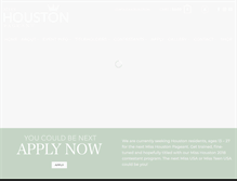 Tablet Screenshot of misshoustonpageant.com